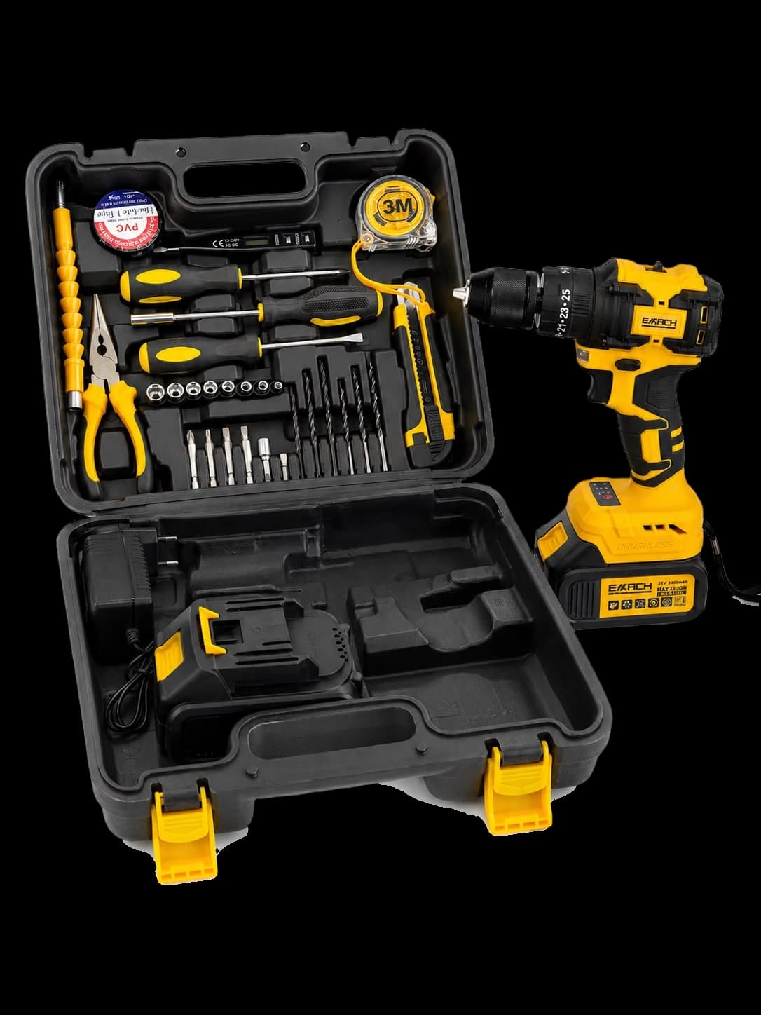 Parafusadeira/Furadeira EFP21 Com Impacto 21V e 2 Baterias