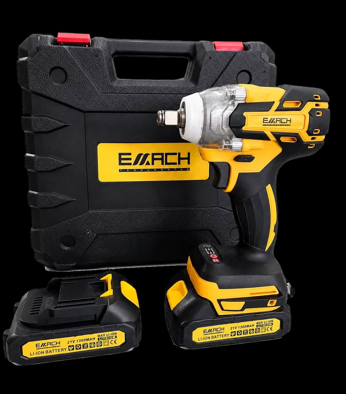 Chave de impacto Emach - Brushless ECI900 Com 2 Baterias