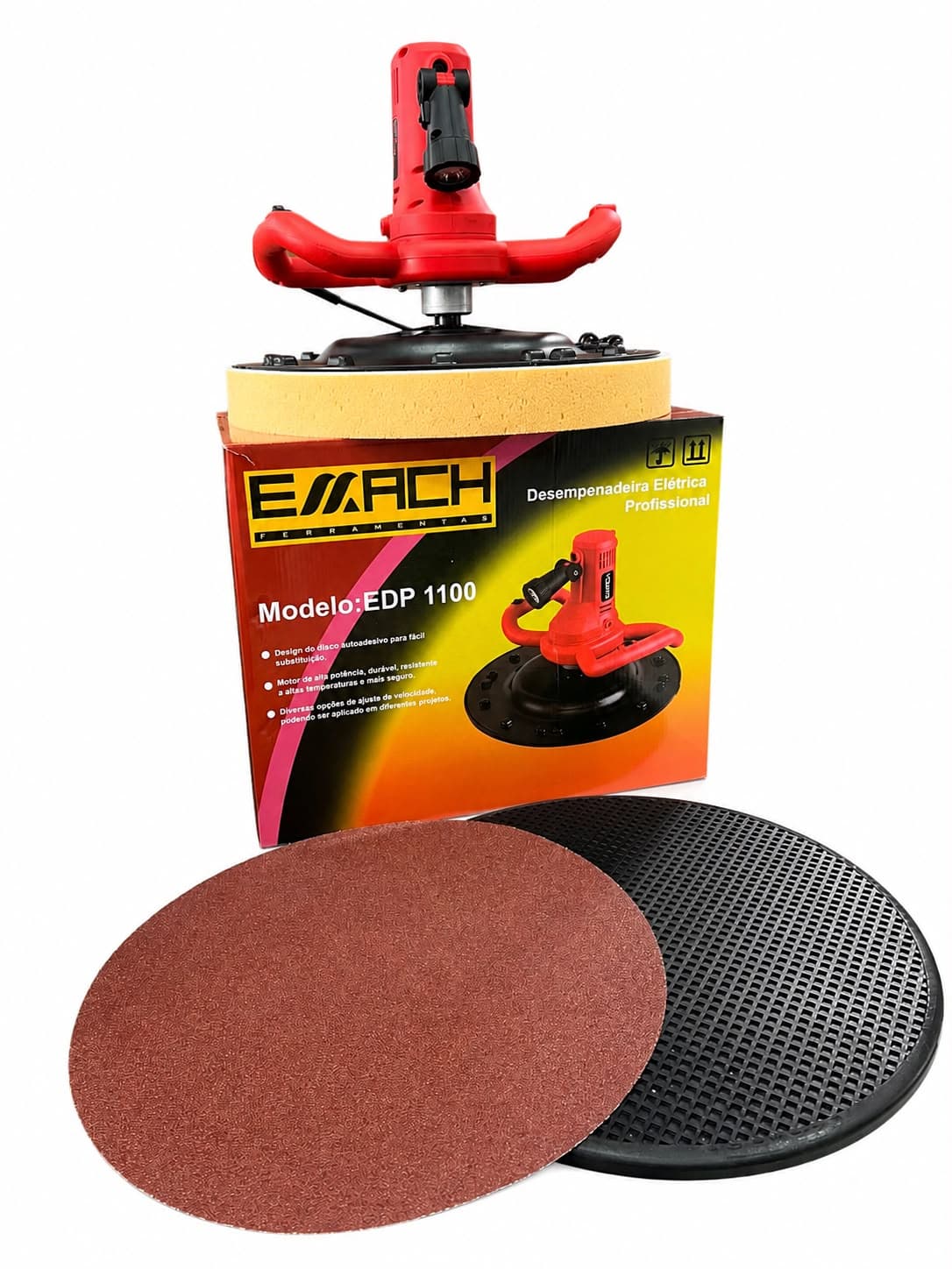 Desempenadeira Elétrica Para Reboco EDP 1100W